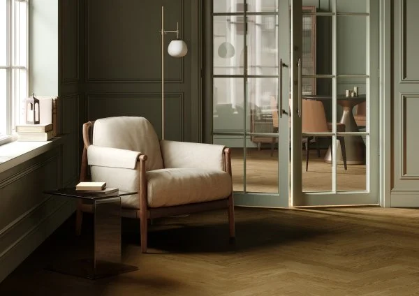 Паркетная доска Quartz Parquet Штучный паркет Дуб Кедровый Латте 44-1258-59 в Красноярске