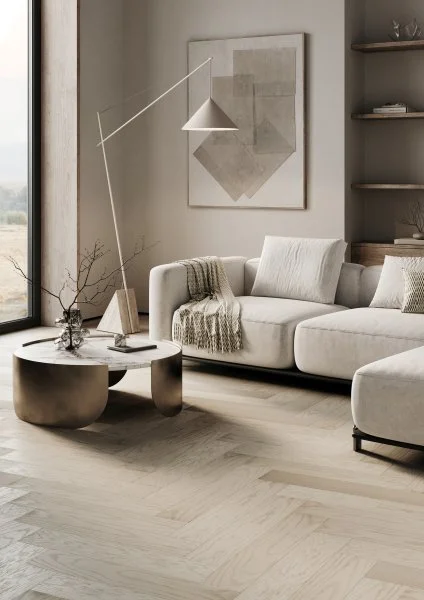 Паркетная доска Quartz Parquet Английская Ёлка Дуб Песочный 33-408 в Красноярске