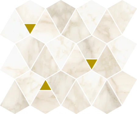 Керамогранит Italon Этернум Каррара Мозаика Вертекс 25.8х30 (Натуральная) в Красноярске