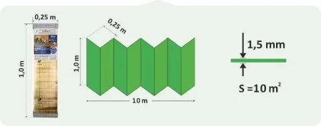 Подложка Солид 1,5мм для LVT ANTI SLIP (10м2) в Красноярске