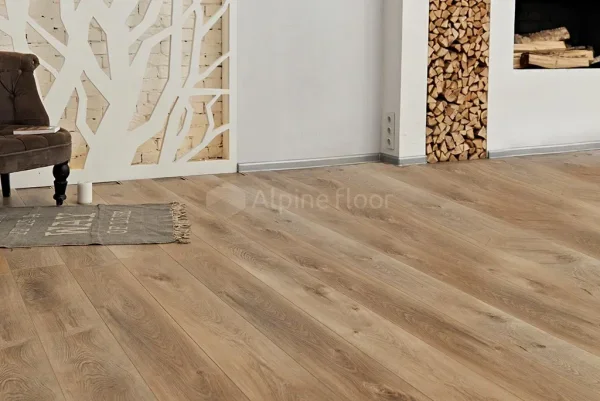Кварц-виниловая плитка Alpine Floor Premium XL Дуб Природный Изысканный ЕСО 7-6, 8 мм. 43 класс в Красноярске