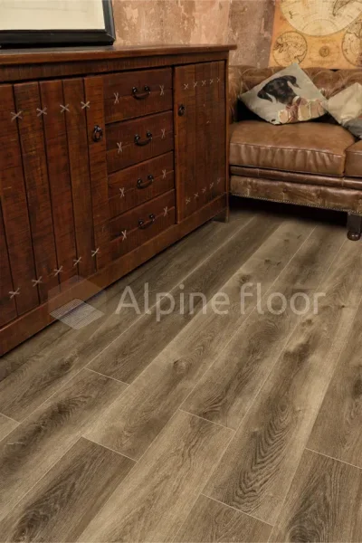 Кварц-виниловая плитка Alpine Floor Premium XL Дуб Коричневый ЕСО 7-9, 8 мм. 43 класс в Красноярске