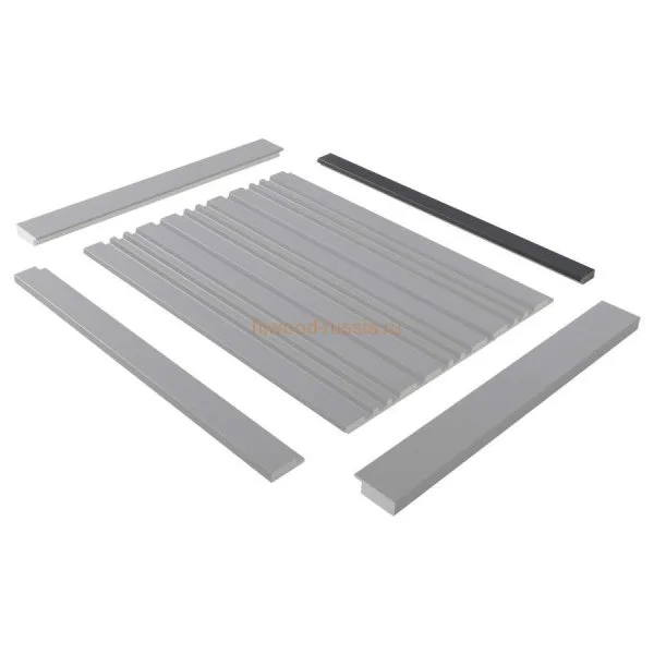 Финишный молдинг LF124B GR3 левый декорированный (31х12х2700мм) в Красноярске