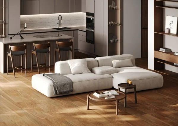 Паркетная доска Quartz Parquet Классик 5 мм Дуссия Африканская 550-63 в Красноярске