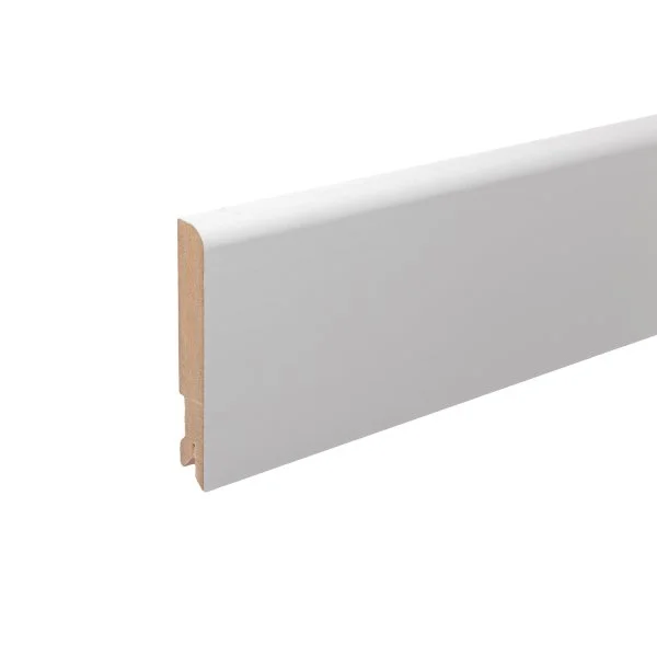 Плинтус MDF Bonkeel 24016 Белый (100х16х2400 мм) в Красноярске