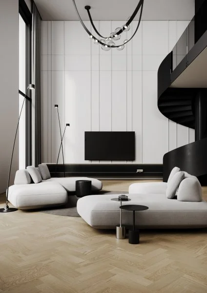 Паркетная доска Quartz Parquet Штучный паркет Дуб Бисквитный 44-1258-07 в Красноярске