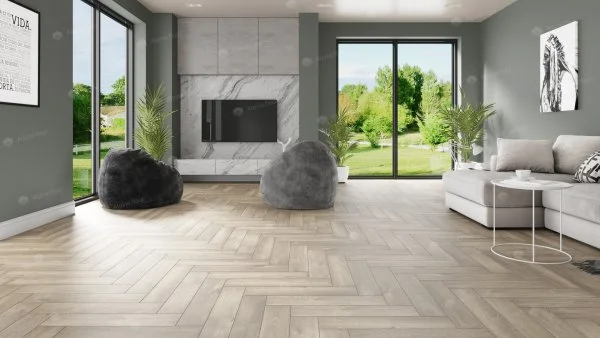 Кварц-виниловая плитка Alpine Floor Parquet Дуб Натуральный Отбеленный ЕСО 16-5 2.5 мм. 43 класс в Красноярске