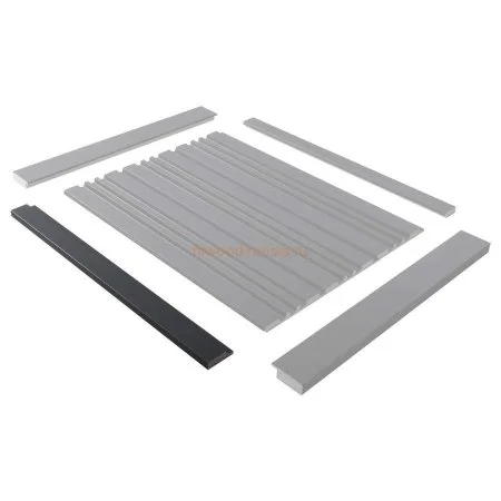 Финишный молдинг LF124A GR3 правый декорированный (42х12х2700мм) в Красноярске