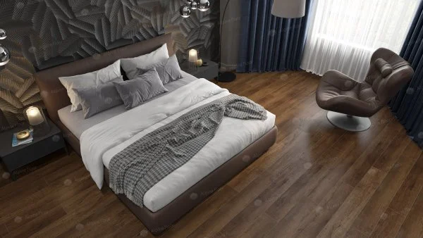 Кварц-виниловая плитка Alpine Floor Premium XL Дуб Шоколадный ЕСО 7-18, 8 мм. 43 класс в Красноярске