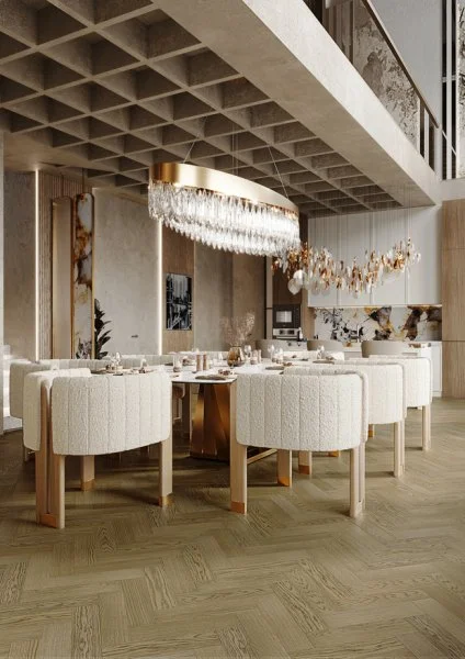 Паркетная доска Quartz Parquet Штучный паркет Дуб Конго 44-1258-54 в Красноярске