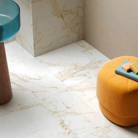 Керамогранит Coliseum Канова Уайт 60х120 (Натуральный и Реттифицированный) в Красноярске