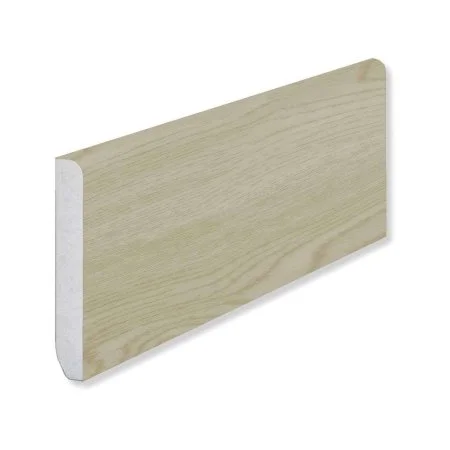 Кварцевый плинтус Fargo 18001-35 Ясень Белый 80х11х2200 мм в Красноярске