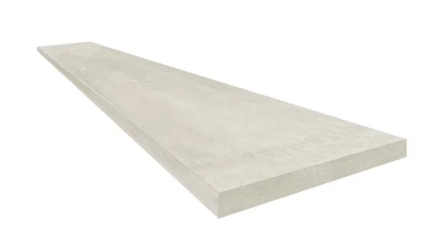 Керамогранит Coliseum Экспо Уайт Ступень угловая правая (Натуральный, 33х60) в Красноярске