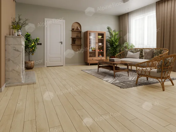 Каменно-полимерная плитка Alpine Floor Grand Sequoia Village Камфора ECO 11-507 4мм, 43 класс в Красноярске