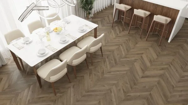Кварц-виниловая плитка Alpine Floor Chevron Дуб Насыщенный ECO 20-4 (2,5 мм. 43 класс) в Красноярске
