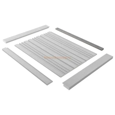 Финишный молдинг LF124B S339S левый декорированный (31х12х2700мм) в Красноярске