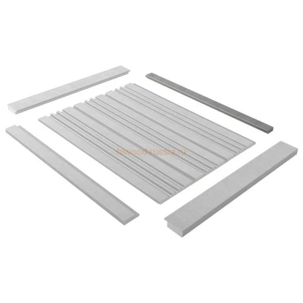 Финишный молдинг LF124B S339S левый декорированный (31х12х2700мм) в Красноярске