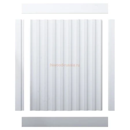 Финишный молдинг LF124A NP правый белый (42х12х2700мм) в Красноярске