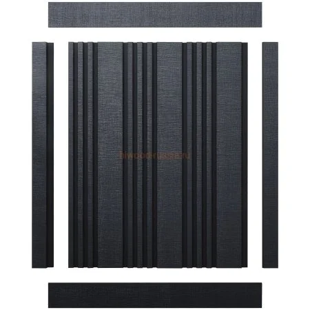 Финишный молдинг LF124B BK114K левый декорированный (31х12х2700мм) в Красноярске