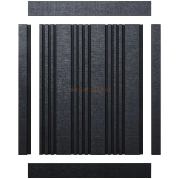 Финишный молдинг LF124B BK114K левый декорированный (31х12х2700мм) в Красноярске