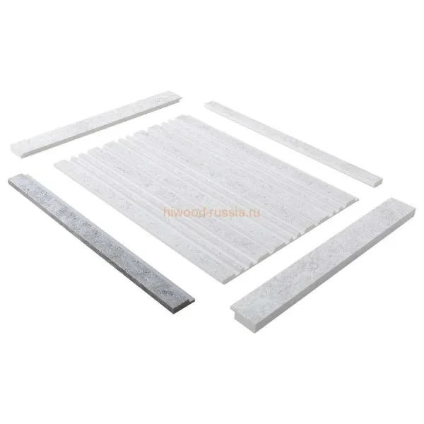 Финишный молдинг LF124A W50 правый декорированный (42х12х2700мм) в Красноярске