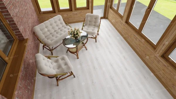 Каменно-полимерная плитка Alpine Floor Classic Дуб Выбеленный ECO 182-8, 4мм 43 класс в Красноярске