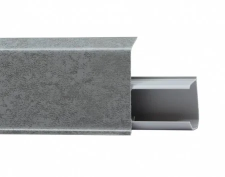 Пластиковый плинтус Royce №551 Грей (55х23х2200мм) в Красноярске