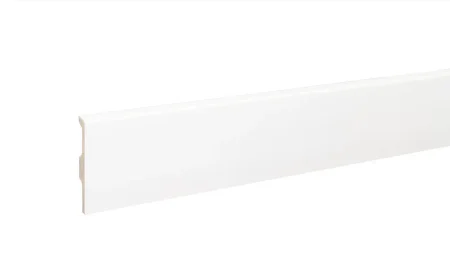 Плинтус дюрополимерный Bonkeel 01 Белый (80х14х2000 мм) в Красноярске