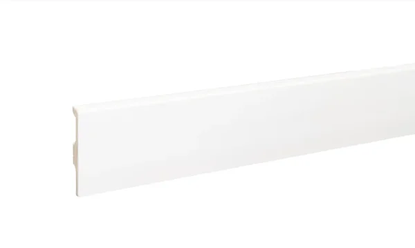 Плинтус дюрополимерный Bonkeel 01 Белый (80х14х2000 мм) в Красноярске