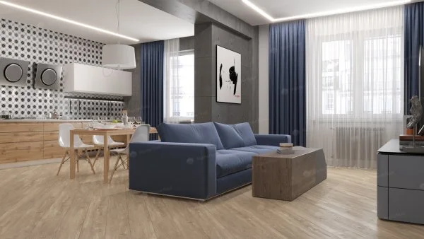 Каменно-полимерная плитка Alpine Floor Sequoia Секвойя Коньячная ECO 6-2, 4мм 43 класс в Красноярске