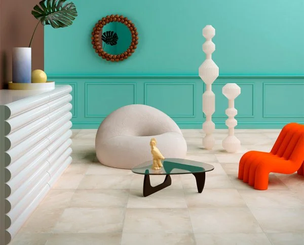 Керамогранит Coliseum Ривьера Уайт 60х60 (Натуральный и Реттифицированный) в Красноярске