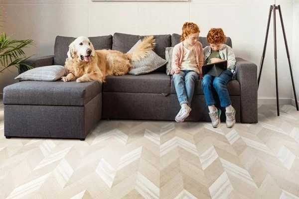Пробковое покрытие CorkStyle Chevron Creme в Красноярске