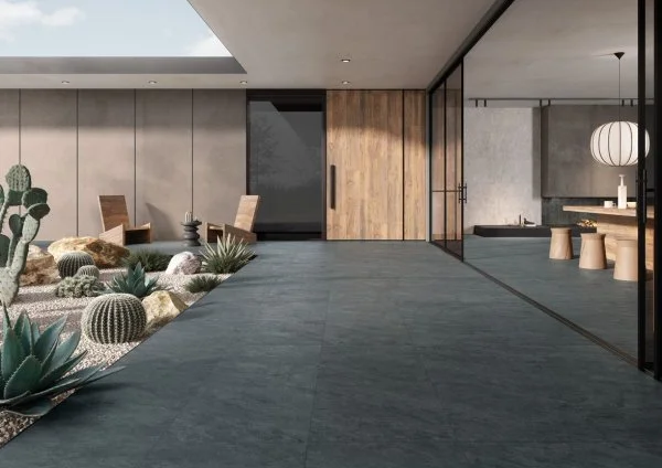 Керамогранит Vitra QuarStone Антрацит 60х60 (Натуральная и Реттифицированная) в Красноярске