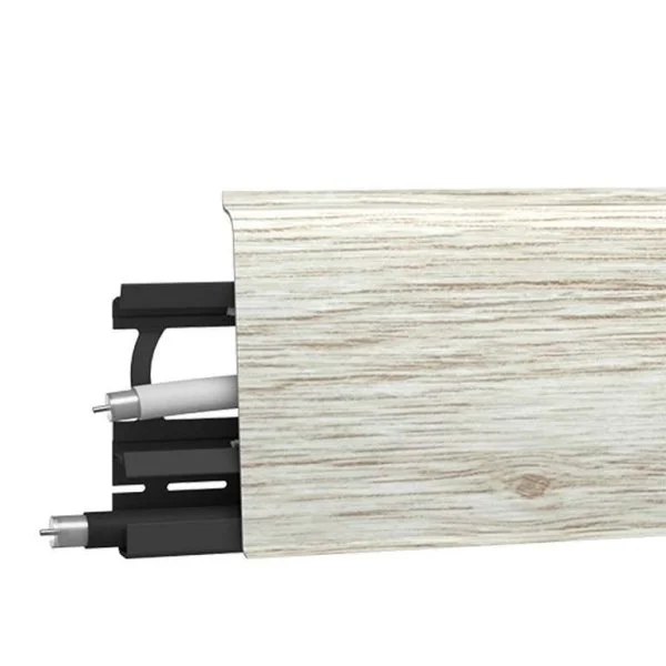 Плинтус пластиковый Arbiton INDO70 135 Дуб Платиновый 2,5 м в Красноярске