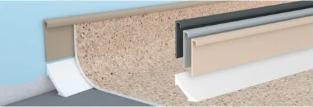 Коннелюрный плинтус Bonkeel Верхняя бежевая часть (28х5х2200мм) в Красноярске