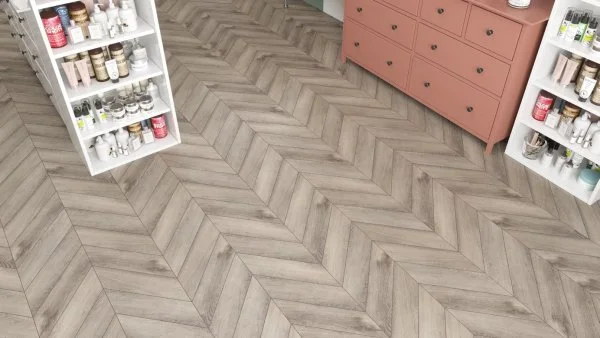 Кварц-виниловая плитка Alpine Floor Chevron Дуб Исида ECO 20-8 (2,5 мм. 43 класс) в Красноярске
