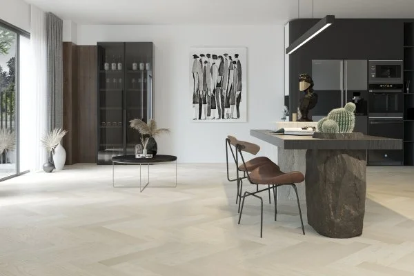 Паркетная доска Quartz Parquet Английская Ёлка Дуб Песочный 33-408 в Красноярске