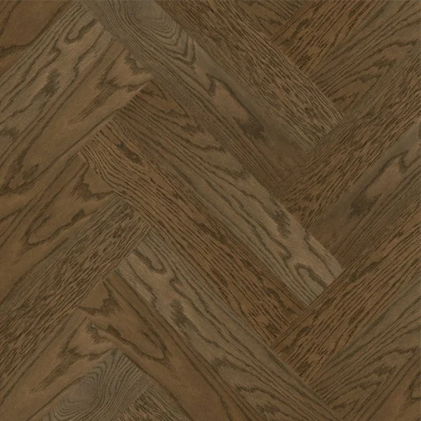 Паркетная доска Quartz Parquet Английская Ёлка Дуб Брауни 33-413 в Красноярске