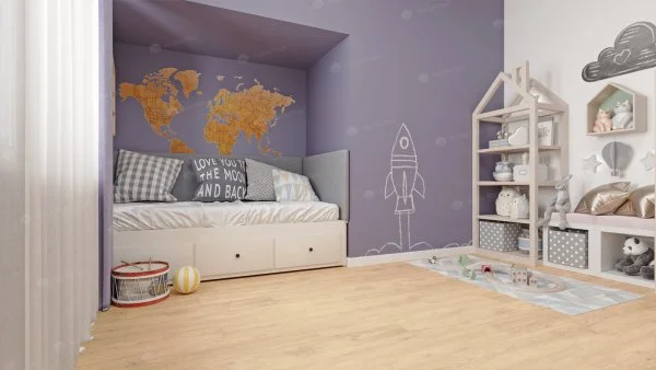 Каменно-полимерная плитка Alpine Floor Classic Дуб Ваниль Селект ECO 106-3, 4мм 43 класс в Красноярске