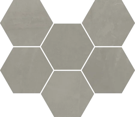 Керамогранит Italon Континуум Айрон Мозаика Гексагон (Натуральная 25х29) в Красноярске