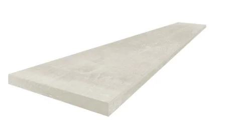 Керамогранит Coliseum Экспо Уайт Ступень угловая левая (Натуральный, 33х60) в Красноярске