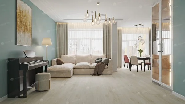 Каменно-полимерная плитка Alpine Floor Solo Модерато ECO 14-11, 3,5 мм 34 класс в Красноярске