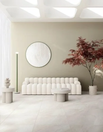 Керамогранит Coliseum Контеа Уайт 60х60 (Натуральный и Реттифицированный) в Красноярске