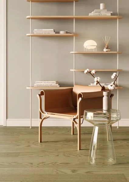 Паркетная доска Quartz Parquet Классик 5 мм Дуб Флэт Уайт 1258-55 в Красноярске