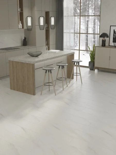 Ламинат Egger PRO 8/33 4V Large Aqua+ Мрамор Леванто белый EPL245 в Красноярске