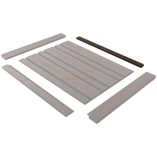 Финишный молдинг LF124B BR396K левый декорированный (31х12х2700мм) в Красноярске