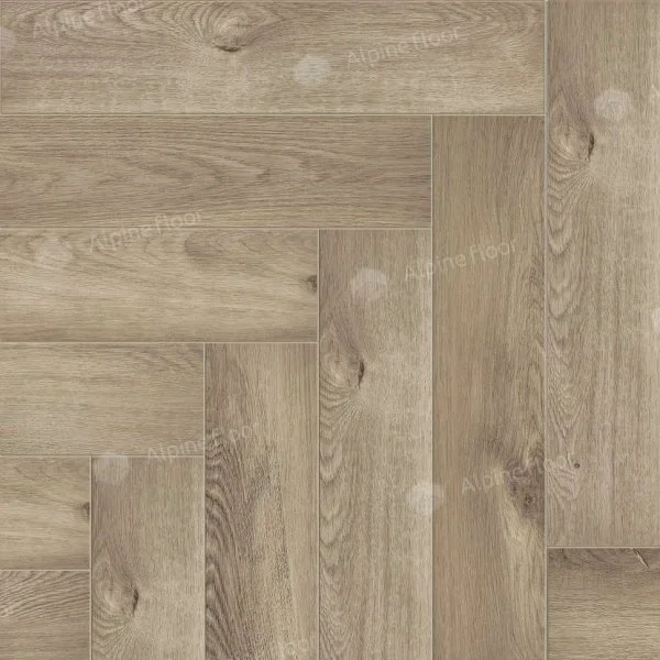 Кварц-виниловая плитка Alpine Floor Parquet Дуб Натуральный Отбеленный ЕСО 16-5 2.5 мм. 43 класс в Красноярске