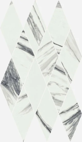 Керамогранит Italon Шарм Делюкс Статуарио Фантастико 28х48 мозаика Даймонд (Люкс) в Красноярске