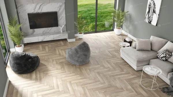 Кварц-виниловая плитка Alpine Floor Parquet Дуб Натуральный Отбеленный ЕСО 16-5 2.5 мм. 43 класс в Красноярске