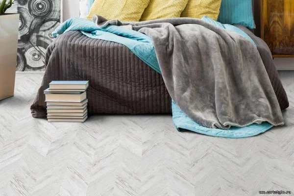 Пробковое покрытие CorkStyle Chevron White в Красноярске